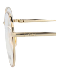 Chloé Chloé Womens Round/Oval Havana Gold Transparent Fashion Designer Eyewear