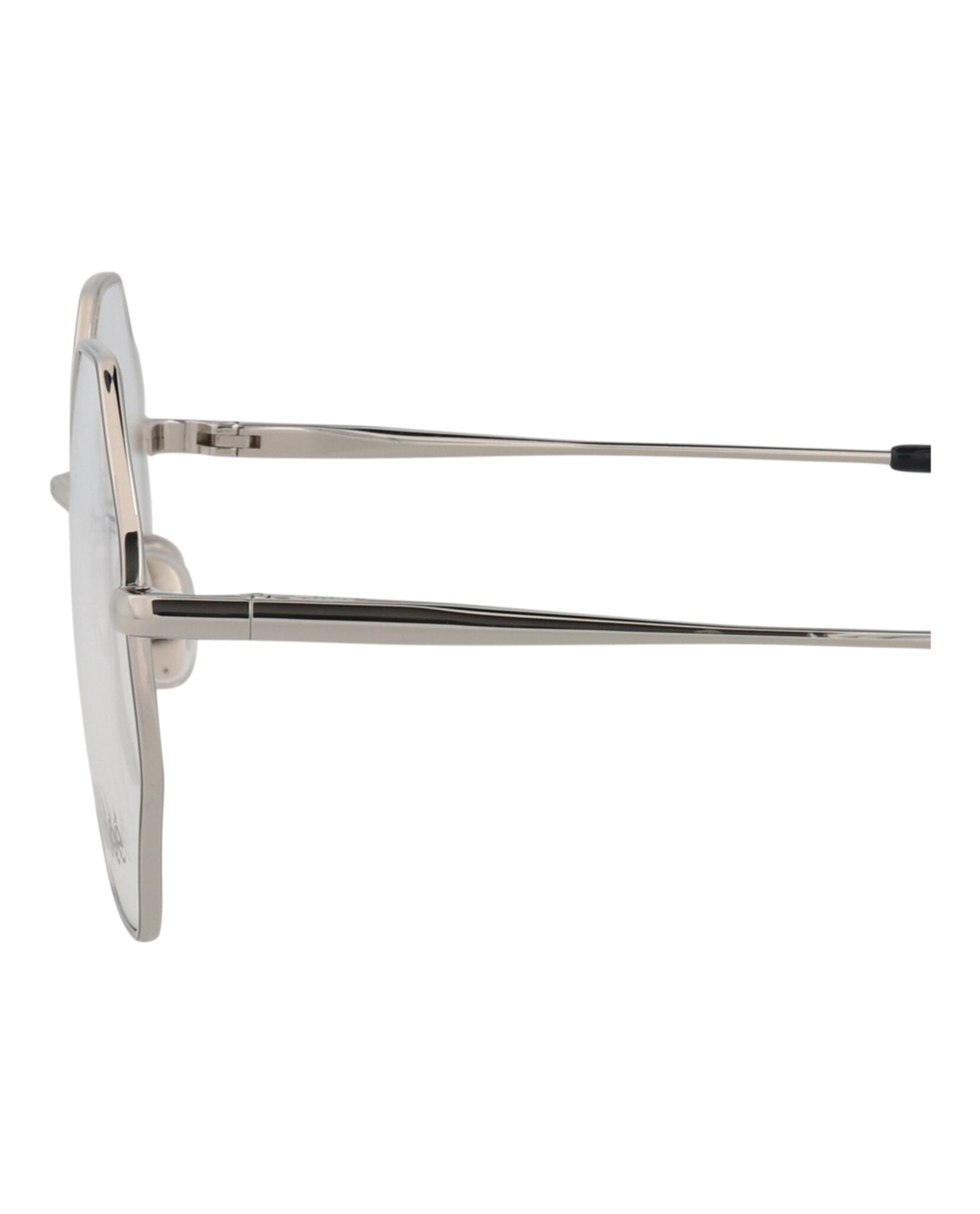 Chloé Womens Square/Rectangle Silver Silver Transparent Fashion Designer Eyewear