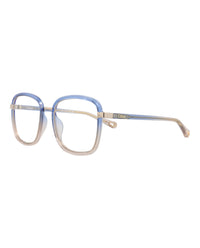 Chloé Chloé Womens Square/Rectangle Blue Blue Transparent Fashion Designer Eyewear
