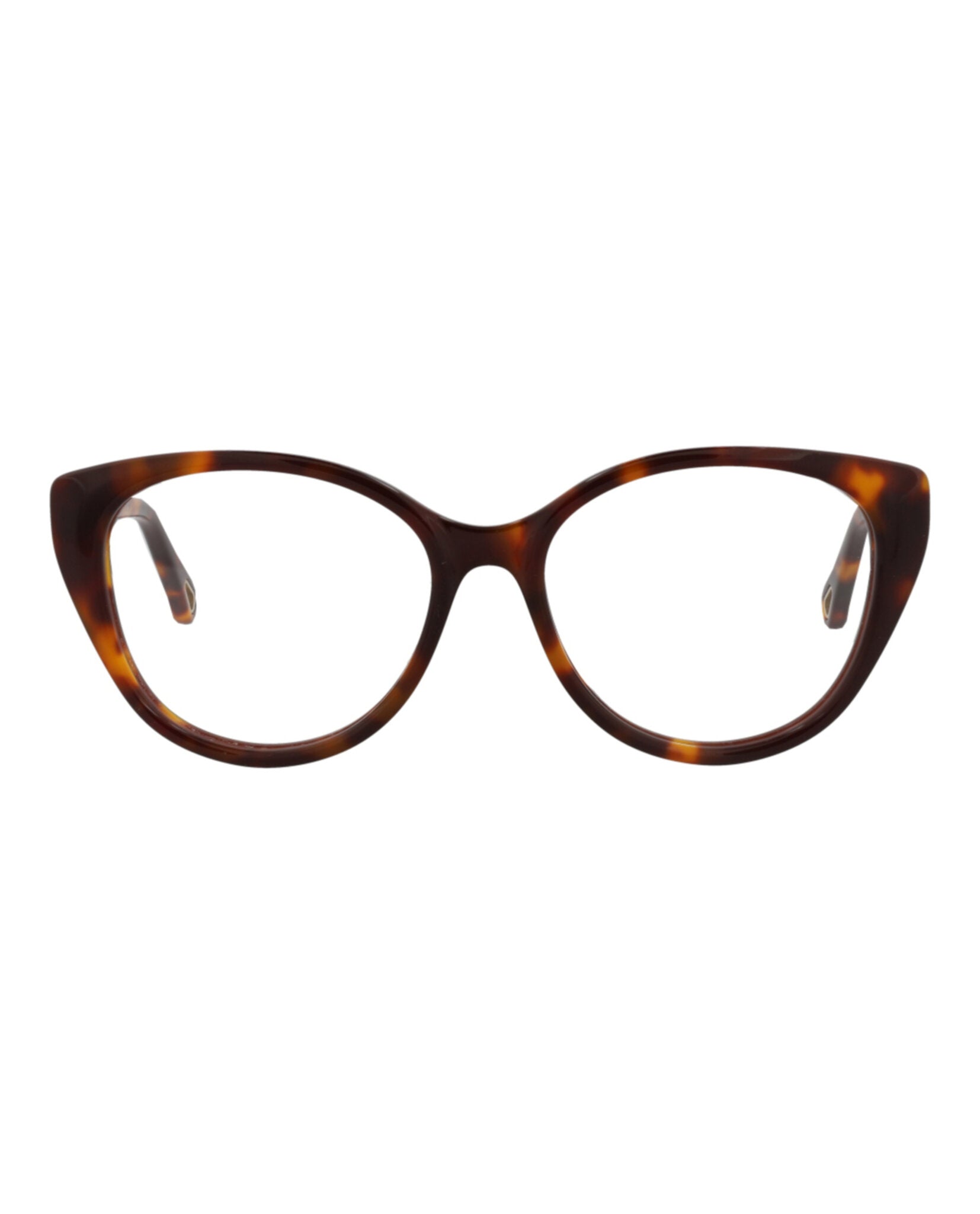 Chloé Chloé Womens Cat Eye Havana Havana Transparent Fashion Designer Eyewear