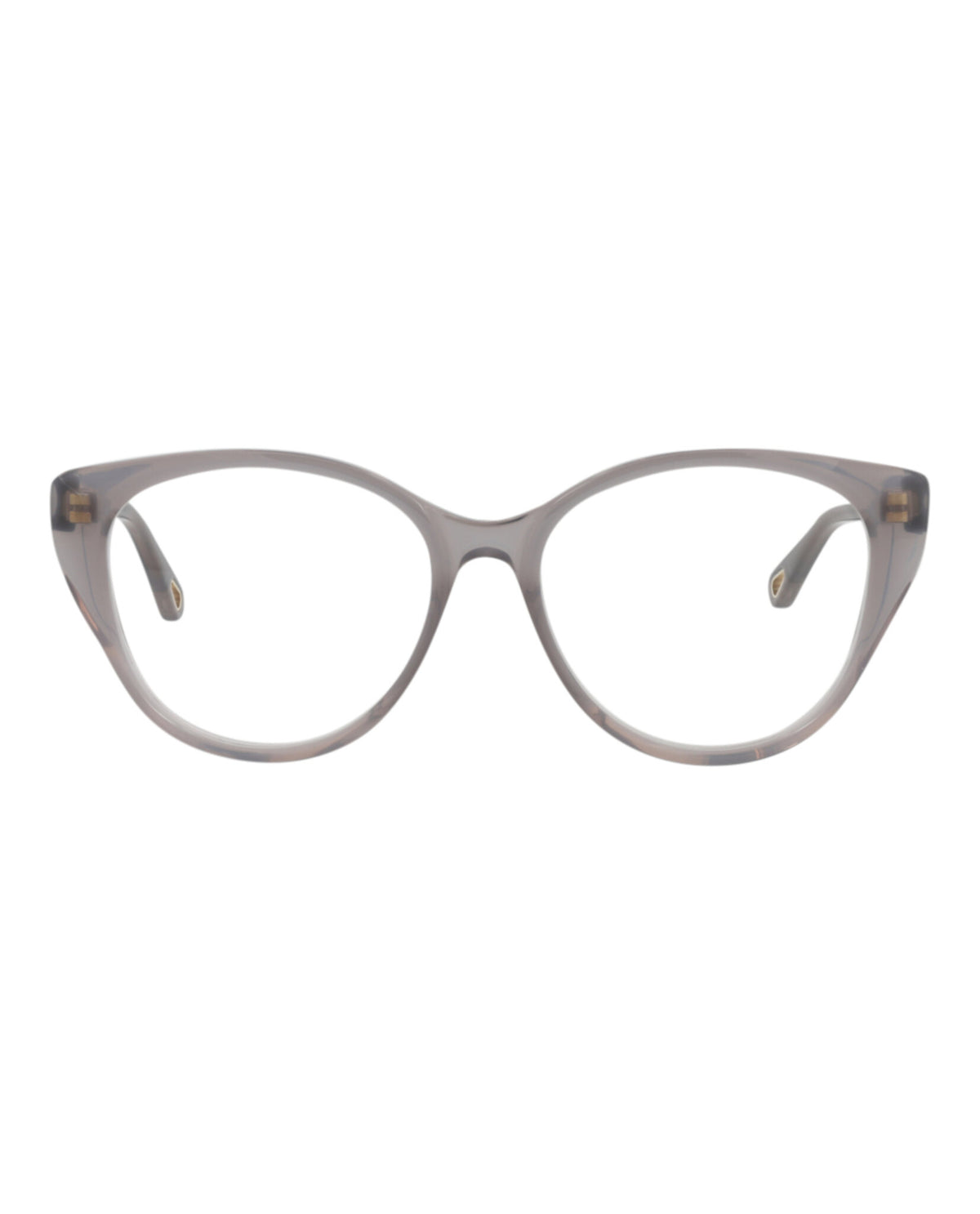 Chloé Womens Cat Eye Grey Grey Transparent Fashion Designer Eyewear