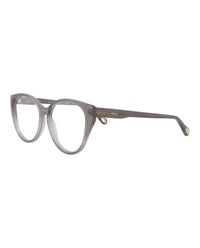Chloé Womens Cat Eye Grey Grey Transparent Fashion Designer Eyewear
