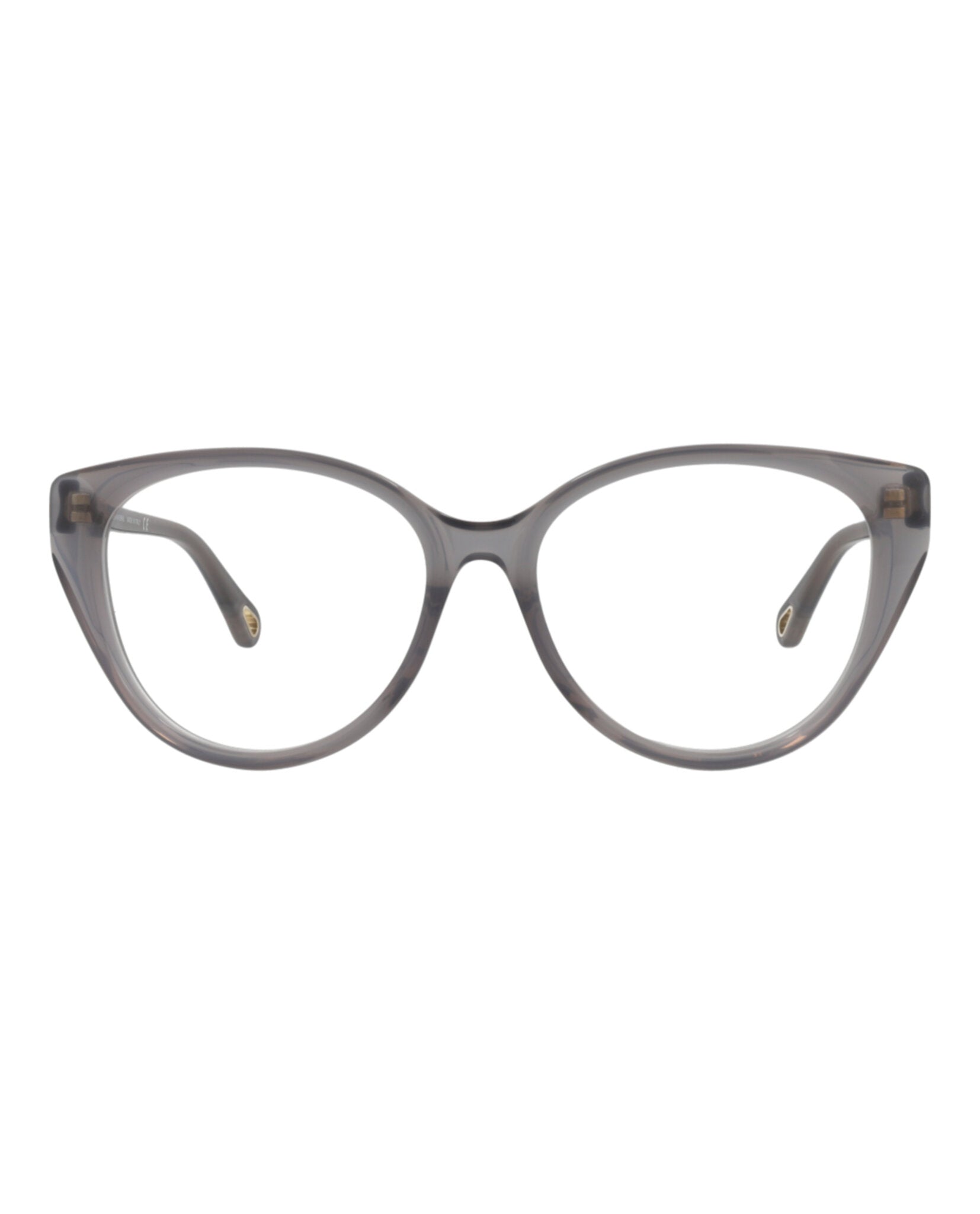 Chloé Chloé Womens Cat Eye Grey Grey Transparent Fashion Designer Eyewear