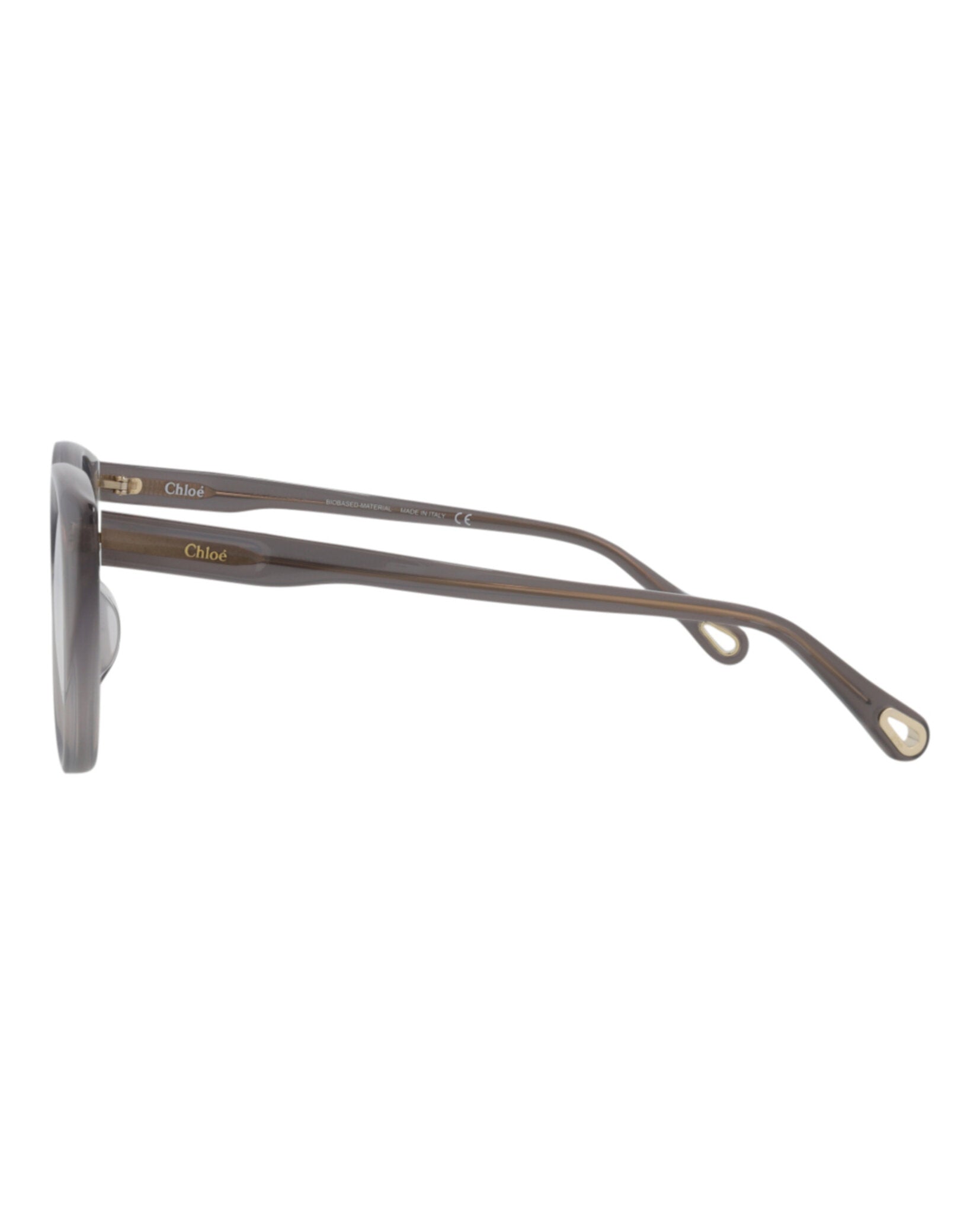 Chloé Chloé Womens Cat Eye Grey Grey Transparent Fashion Designer Eyewear