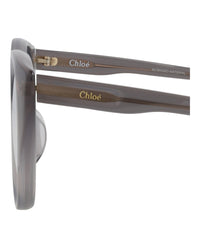 Chloé Chloé Womens Cat Eye Grey Grey Transparent Fashion Designer Eyewear