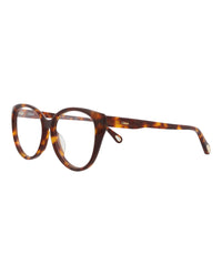 Chloé Chloé Womens Cat Eye Havana Havana Transparent Fashion Designer Eyewear
