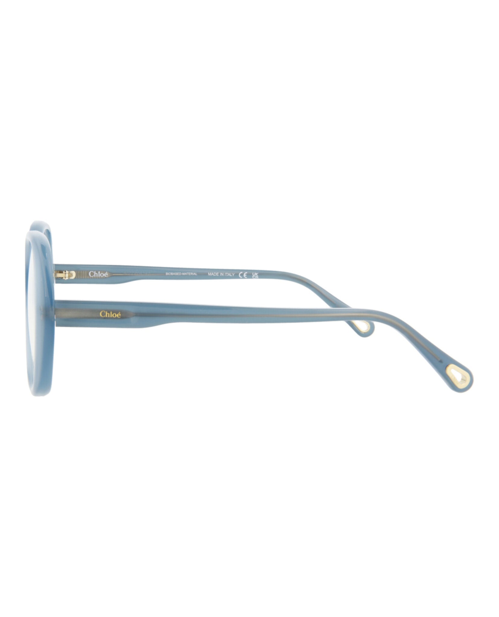 Chloé Chloé Womens Square/Rectangle Light Blue Light Blue Transparent Fashion Designer Eyewear