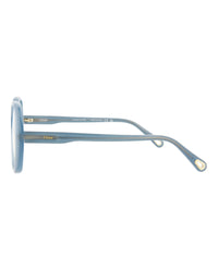 Chloé Chloé Womens Square/Rectangle Light Blue Light Blue Transparent Fashion Designer Eyewear