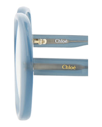 Chloé Chloé Womens Square/Rectangle Light Blue Light Blue Transparent Fashion Designer Eyewear