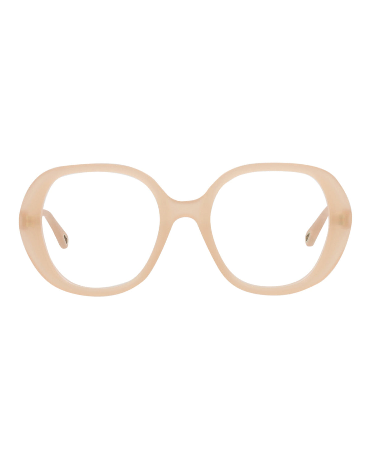 Chloé Womens Square/Rectangle Nude Nude Transparent Fashion Designer Eyewear