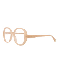 Chloé Womens Square/Rectangle Nude Nude Transparent Fashion Designer Eyewear