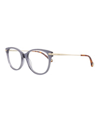 Chloé Chloé Womens Cat Eye Blue Gold Transparent Fashion Designer Eyewear