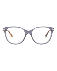 Chloé Chloé Womens Cat Eye Blue Gold Transparent Fashion Designer Eyewear