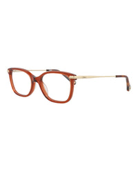 Chloé Womens Square/Rectangle Brown Gold Transparent Fashion Designer Eyewear