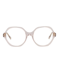 Chloé Chloé Womens Round/Oval Pink Pink Transparent Fashion Designer Eyewear