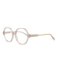 Chloé Chloé Womens Round/Oval Pink Pink Transparent Fashion Designer Eyewear