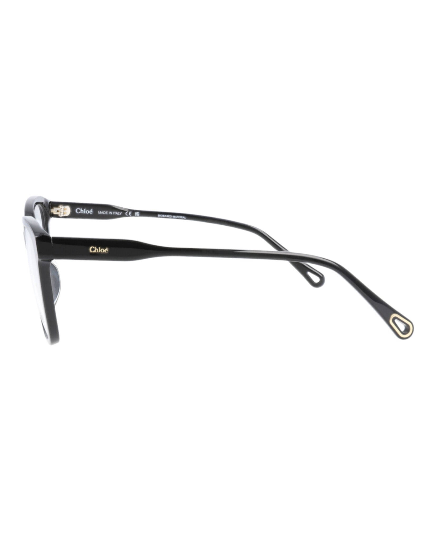 Chloé Chloé Womens Square/Rectangle Black Black Transparent Fashion Designer Eyewear