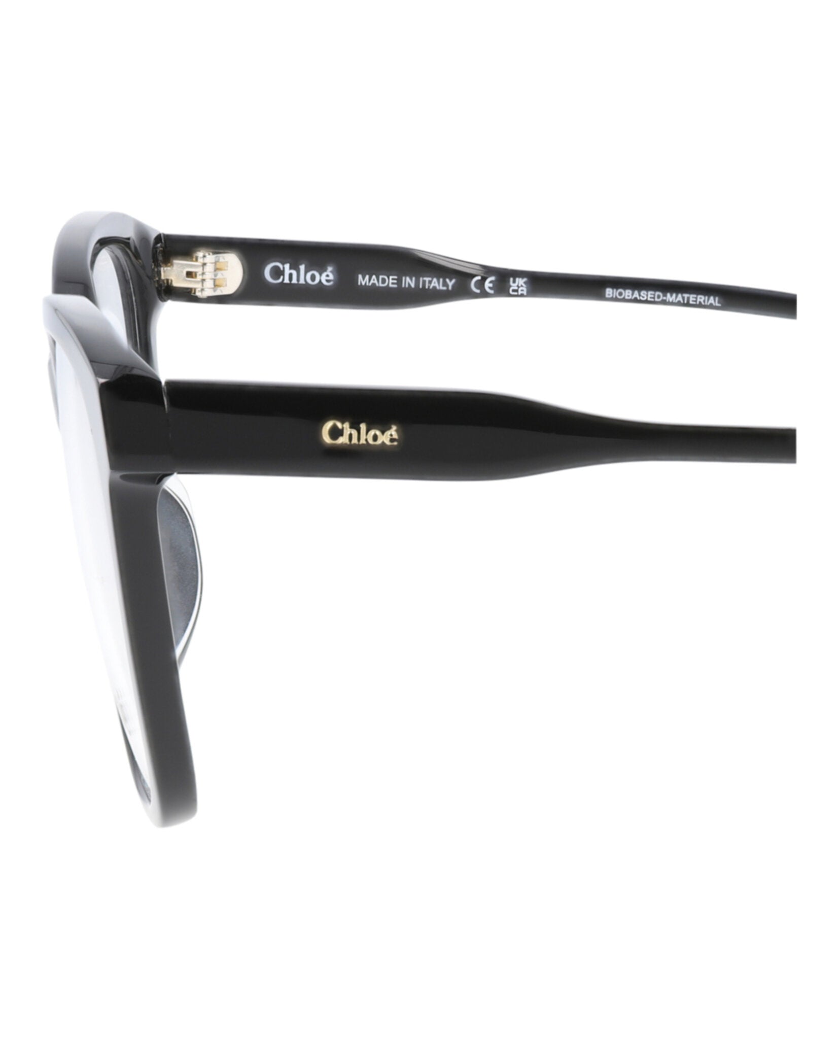Chloé Chloé Womens Square/Rectangle Black Black Transparent Fashion Designer Eyewear