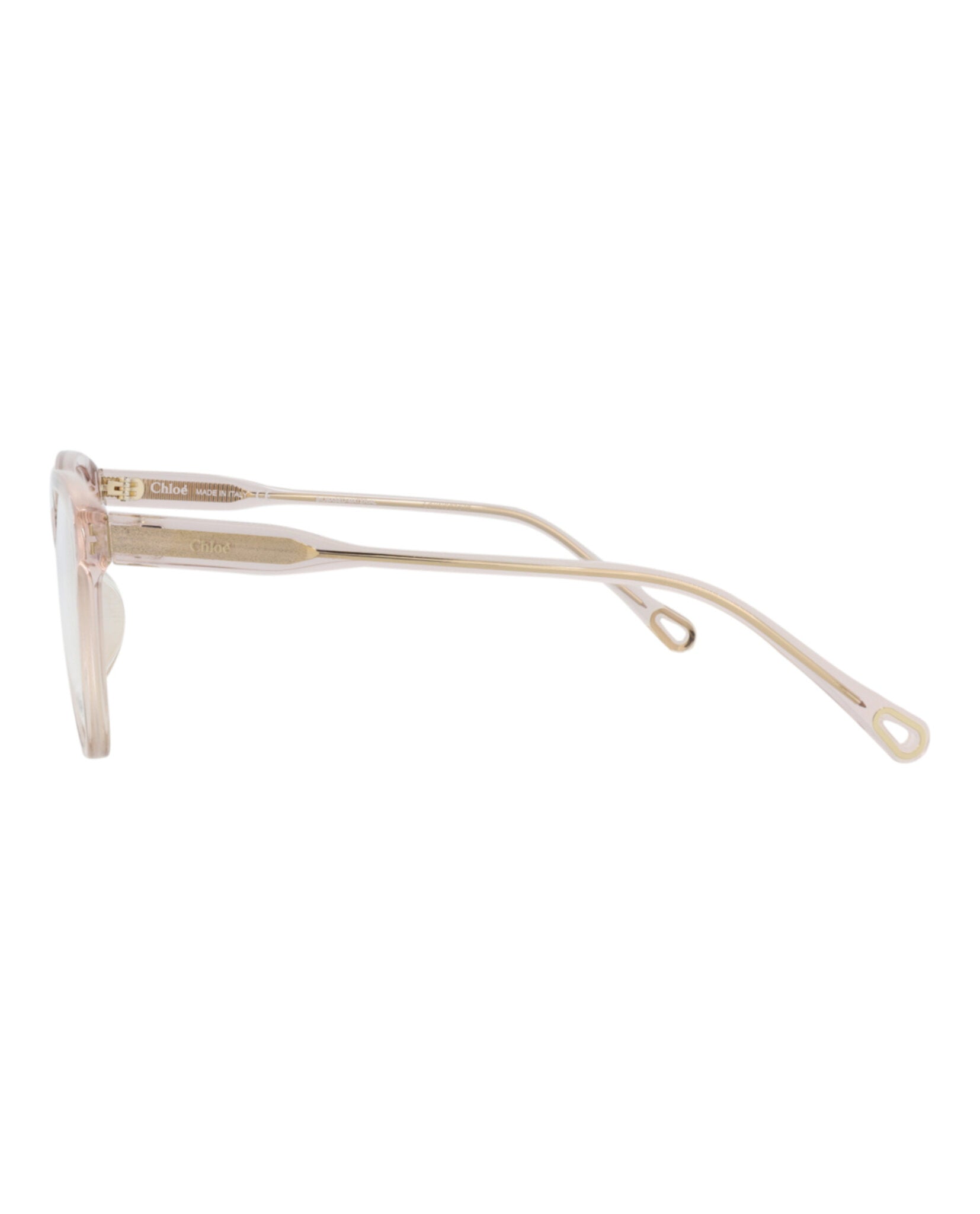 Chloé Chloé Womens Square/Rectangle Pink Pink Transparent Fashion Designer Eyewear