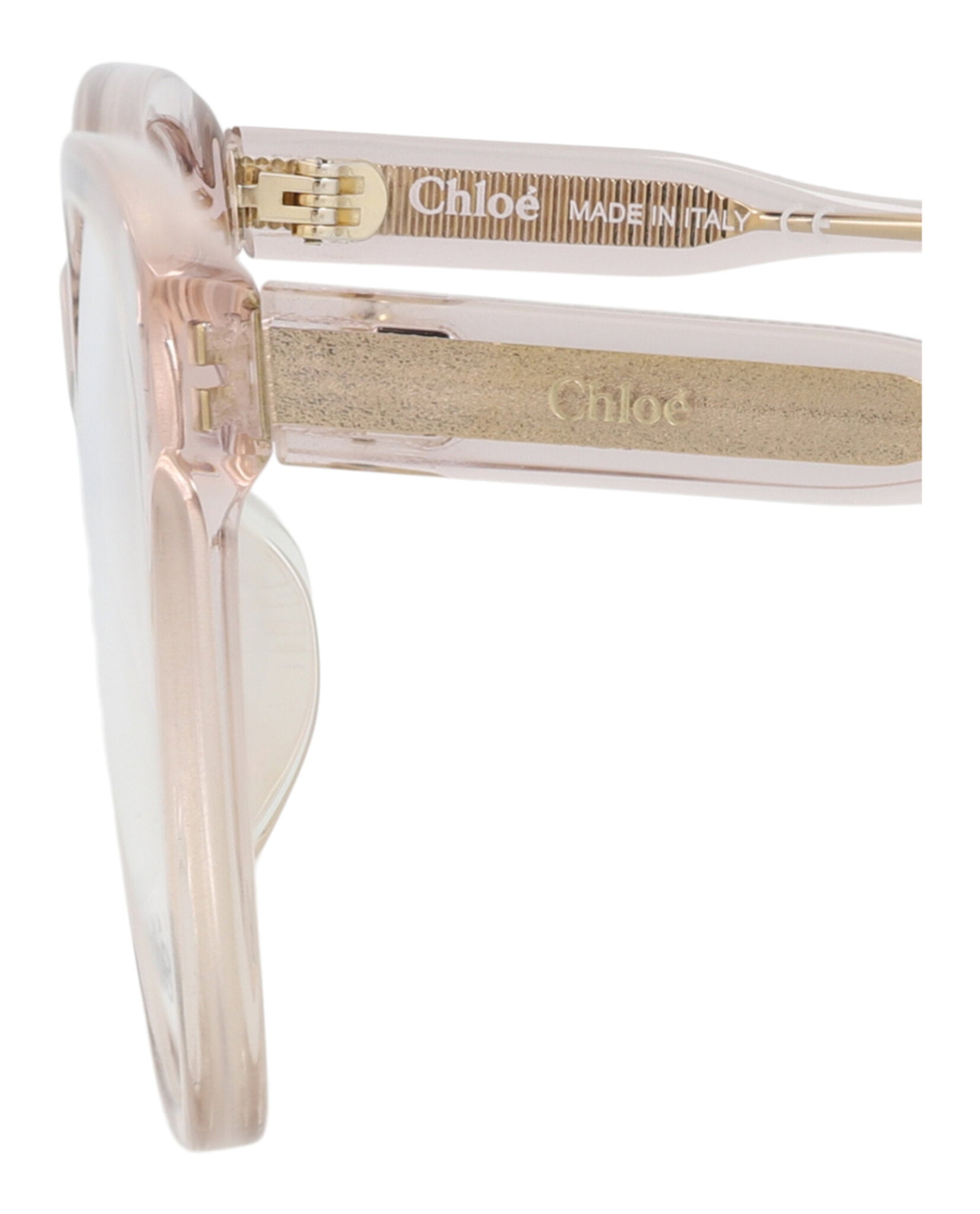Chloé Chloé Womens Square/Rectangle Pink Pink Transparent Fashion Designer Eyewear