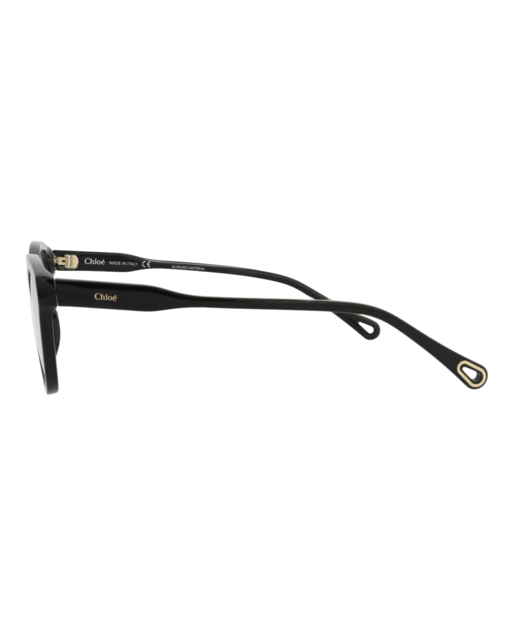 Chloé Chloé Womens Cat Eye Black Black Transparent Fashion Designer Eyewear