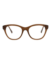 Chloé Chloé Womens Cat Eye Brown Brown Transparent Fashion Designer Eyewear