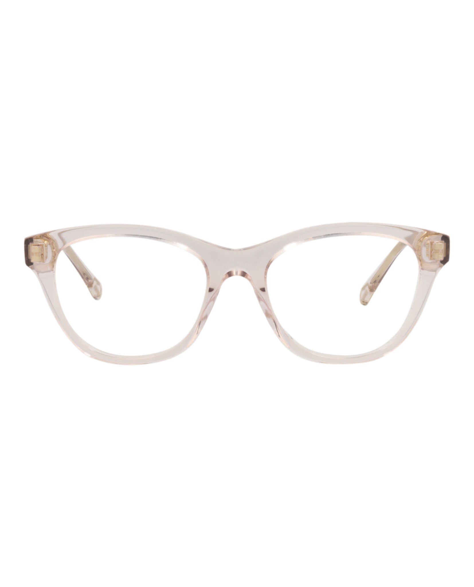 Chloé Chloé Womens Cat Eye Pink Pink Transparent Fashion Designer Eyewear
