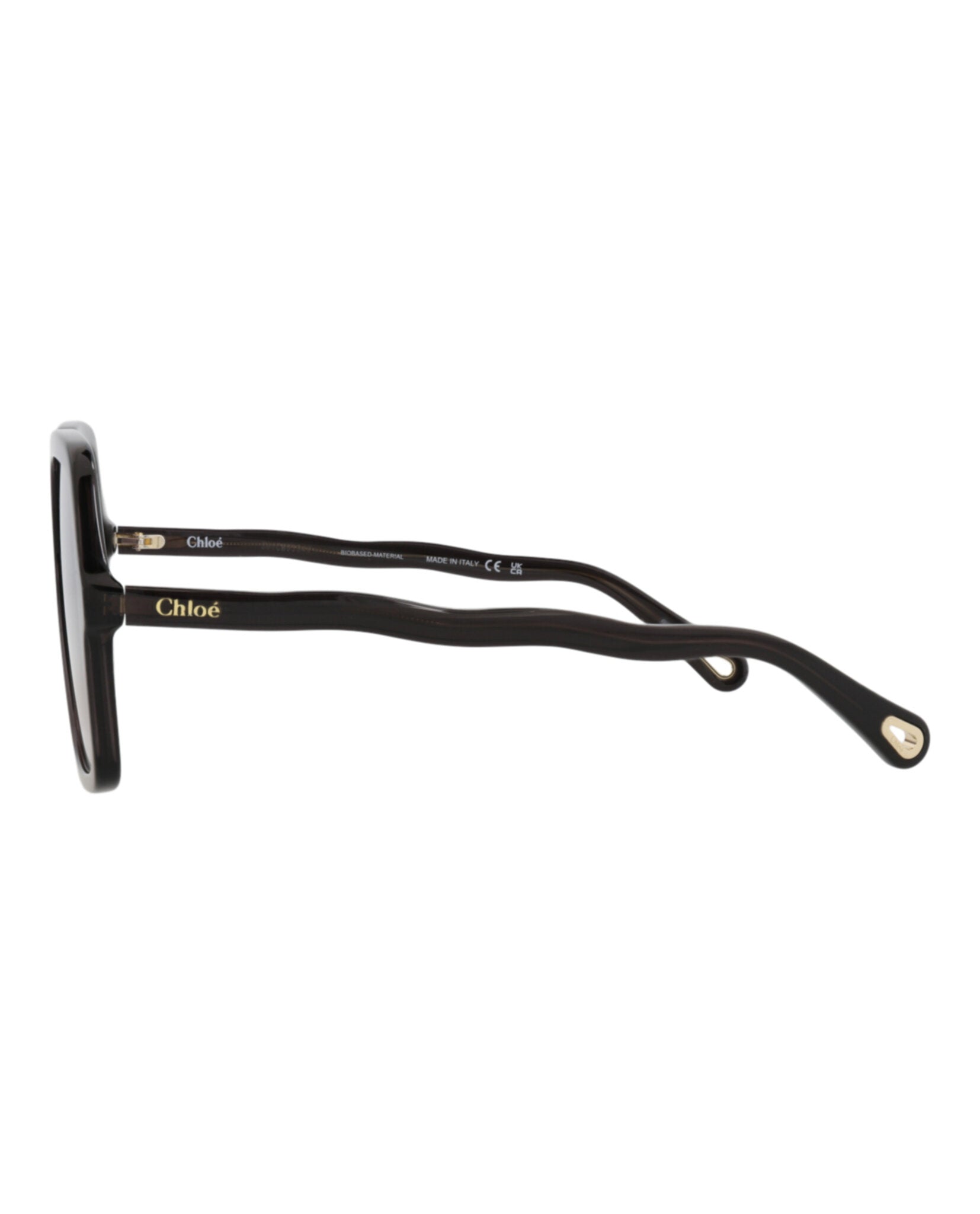 Chloé Chloé Womens Square/Rectangle Grey Grey Blue Fashion Designer Eyewear