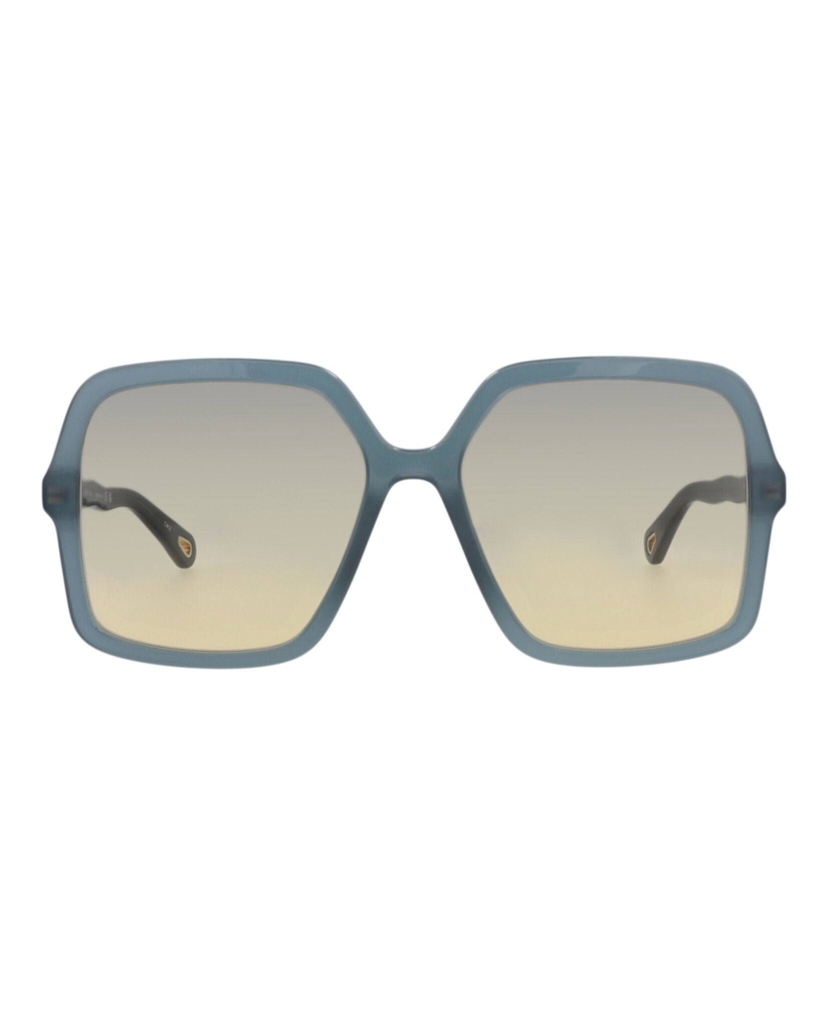 Chloé Womens Square/Rectangle Blue Blue Blue Fashion Designer Eyewear
