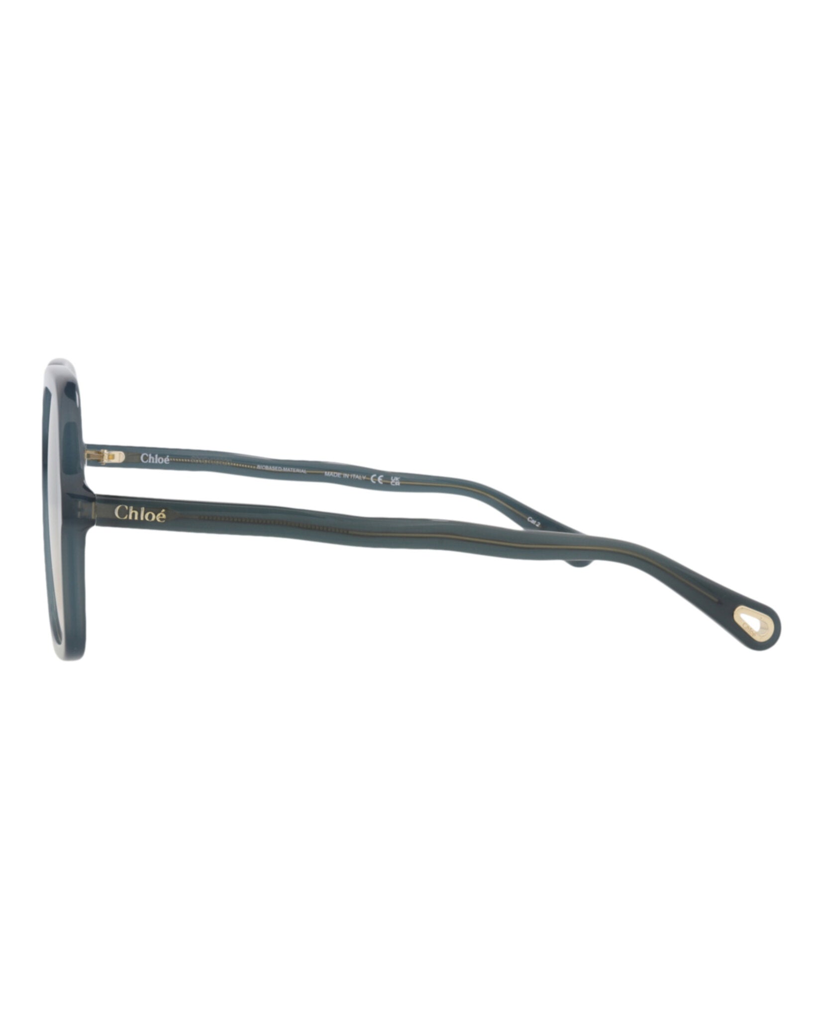 Chloé Womens Square/Rectangle Blue Blue Blue Fashion Designer Eyewear