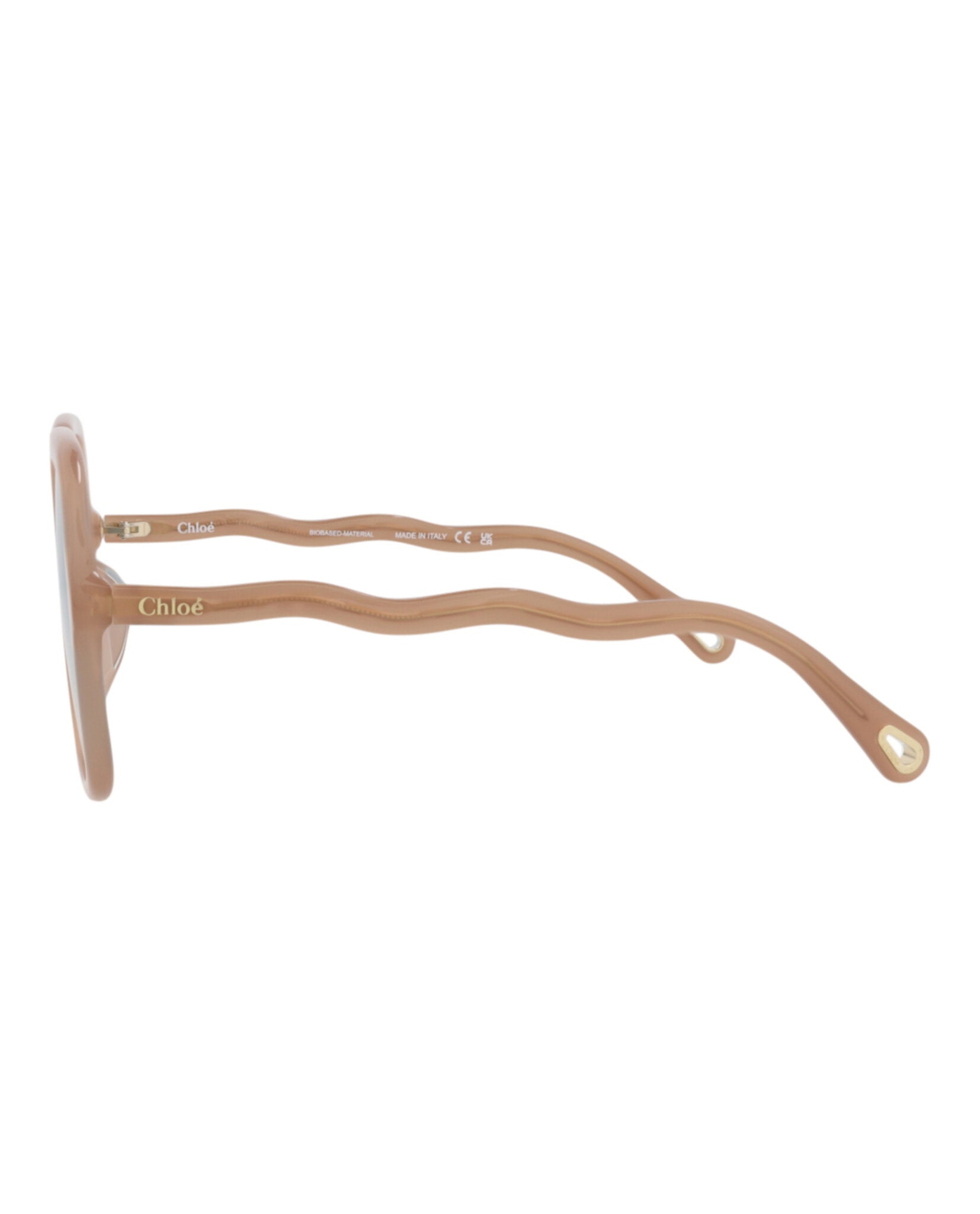 Chloé Chloé Womens Square/Rectangle Nude Nude Green Fashion Designer Eyewear