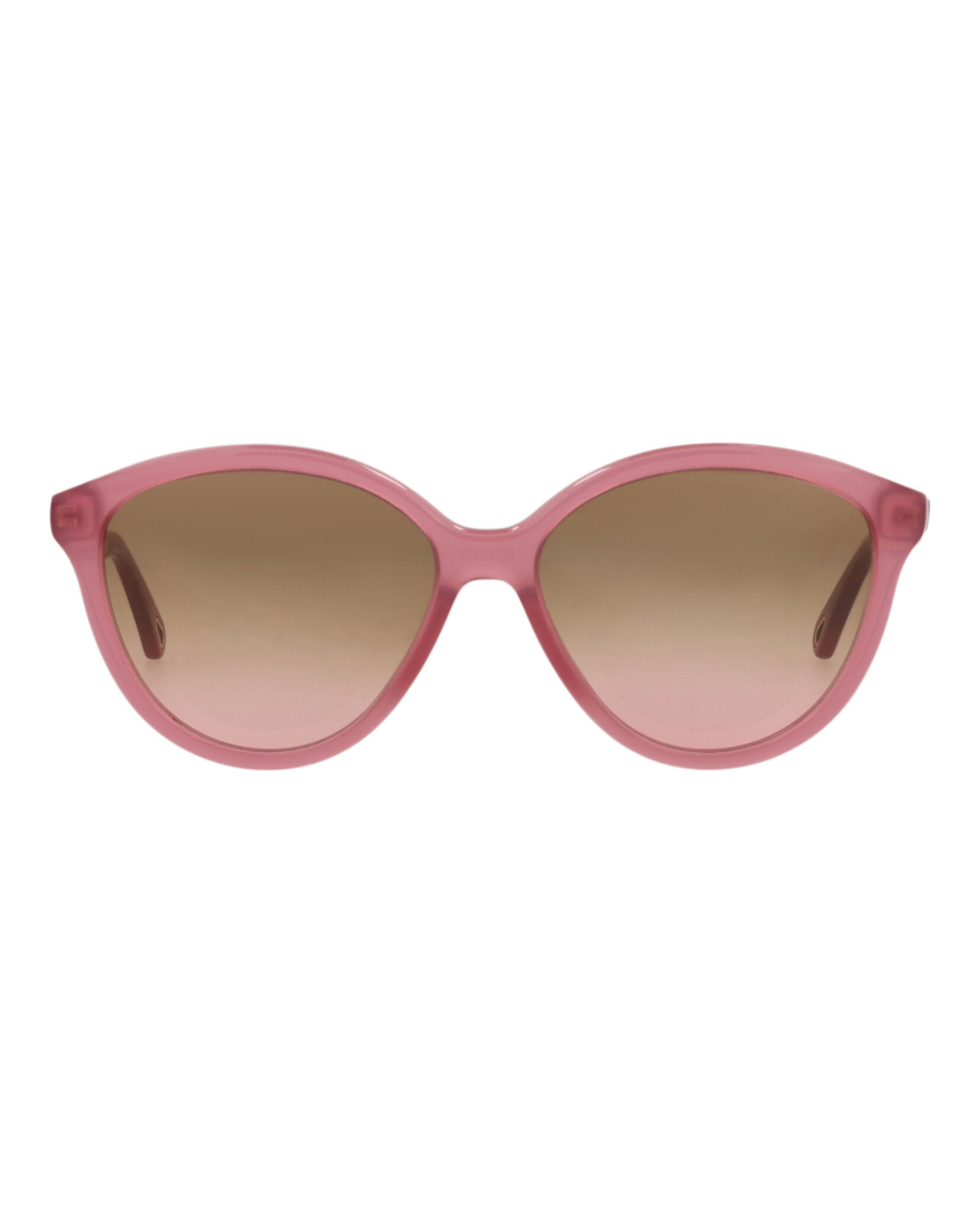Chloé Chloé Womens Round/Oval Burgundy Burgundy Brown Fashion Designer Eyewear