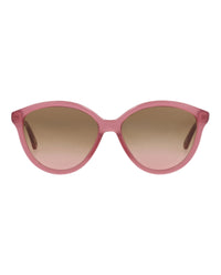 Chloé Chloé Womens Round/Oval Burgundy Burgundy Brown Fashion Designer Eyewear