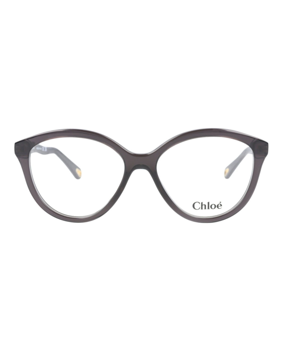 Chloé Womens Cat Eye Grey Grey Transparent Fashion Designer Eyewear