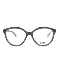 Chloé Womens Cat Eye Grey Grey Transparent Fashion Designer Eyewear