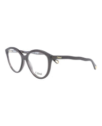 Chloé Womens Cat Eye Grey Grey Transparent Fashion Designer Eyewear