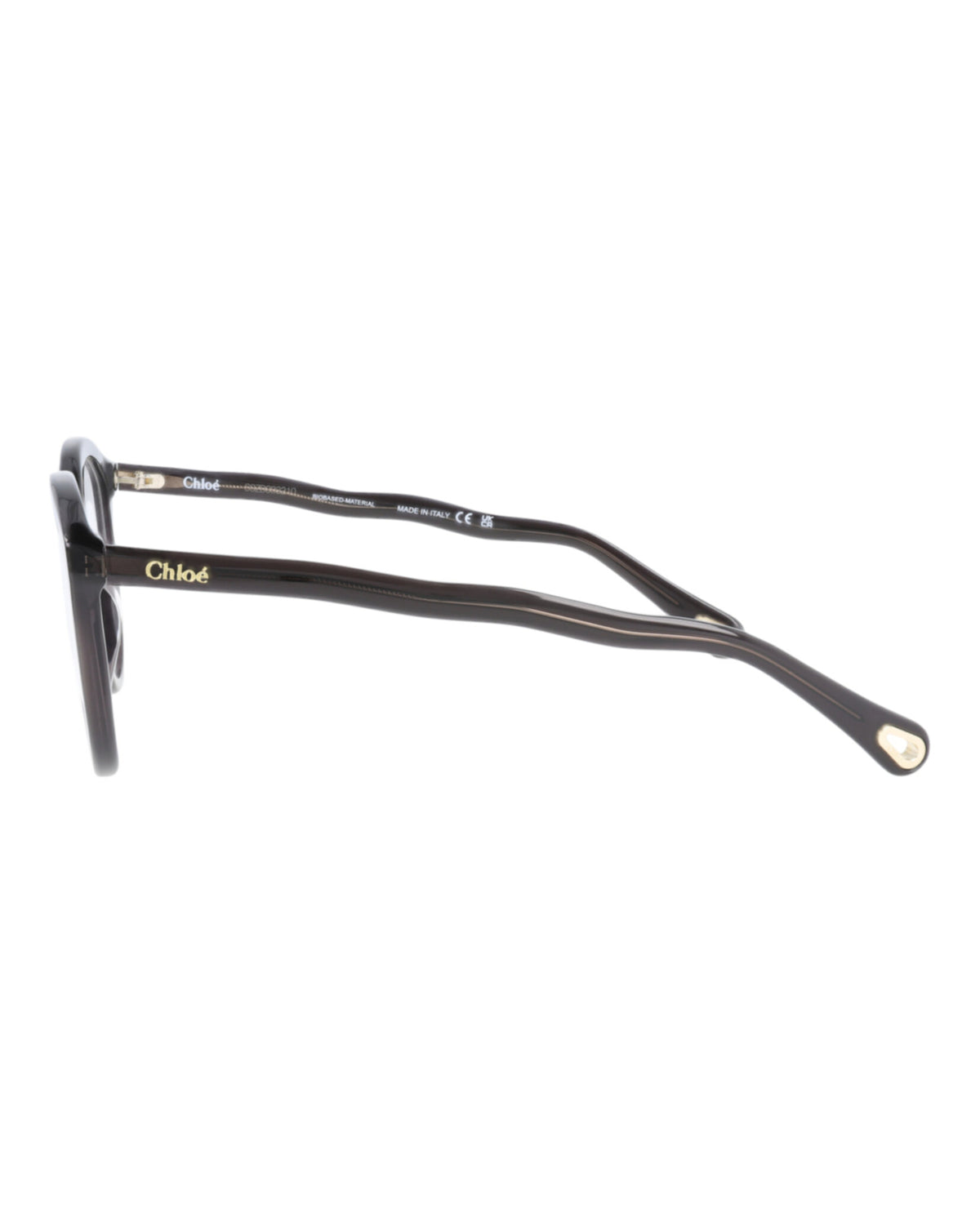 Chloé Womens Cat Eye Grey Grey Transparent Fashion Designer Eyewear