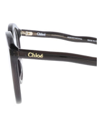 Chloé Womens Cat Eye Grey Grey Transparent Fashion Designer Eyewear
