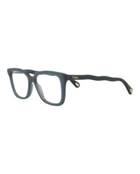 Chloé Womens Square/Rectangle Blue Blue Transparent Fashion Designer Eyewear