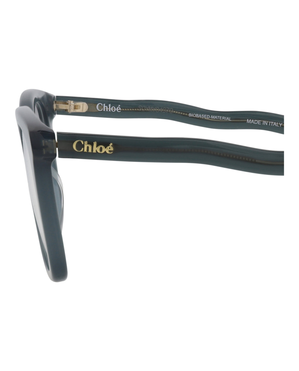 Chloé Womens Square/Rectangle Blue Blue Transparent Fashion Designer Eyewear
