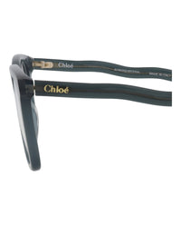 Chloé Womens Square/Rectangle Blue Blue Transparent Fashion Designer Eyewear