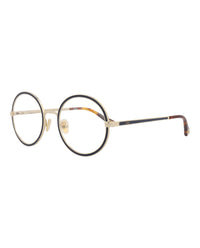 Chloé Chloé Womens Round/Oval Gold Gold Transparent Fashion Designer Eyewear