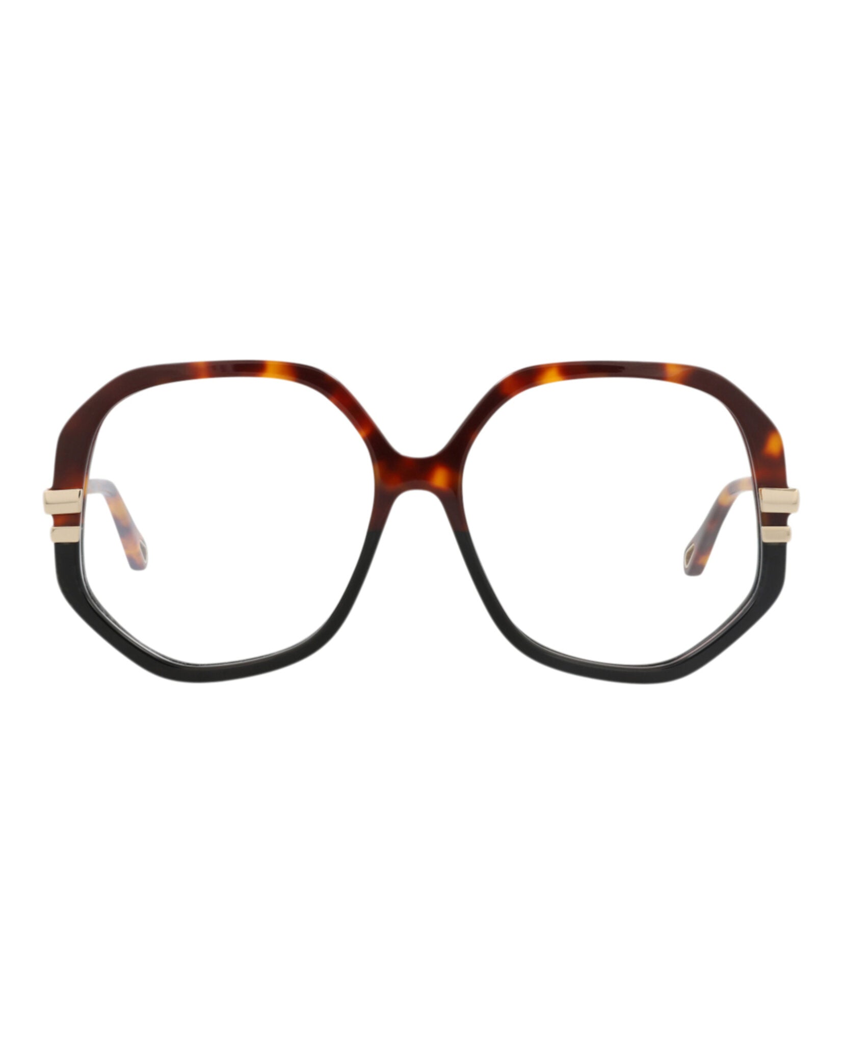 Chloé Chloé Womens Round/Oval Havana Havana Transparent Fashion Designer Eyewear