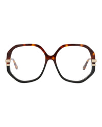 Chloé Chloé Womens Round/Oval Havana Havana Transparent Fashion Designer Eyewear