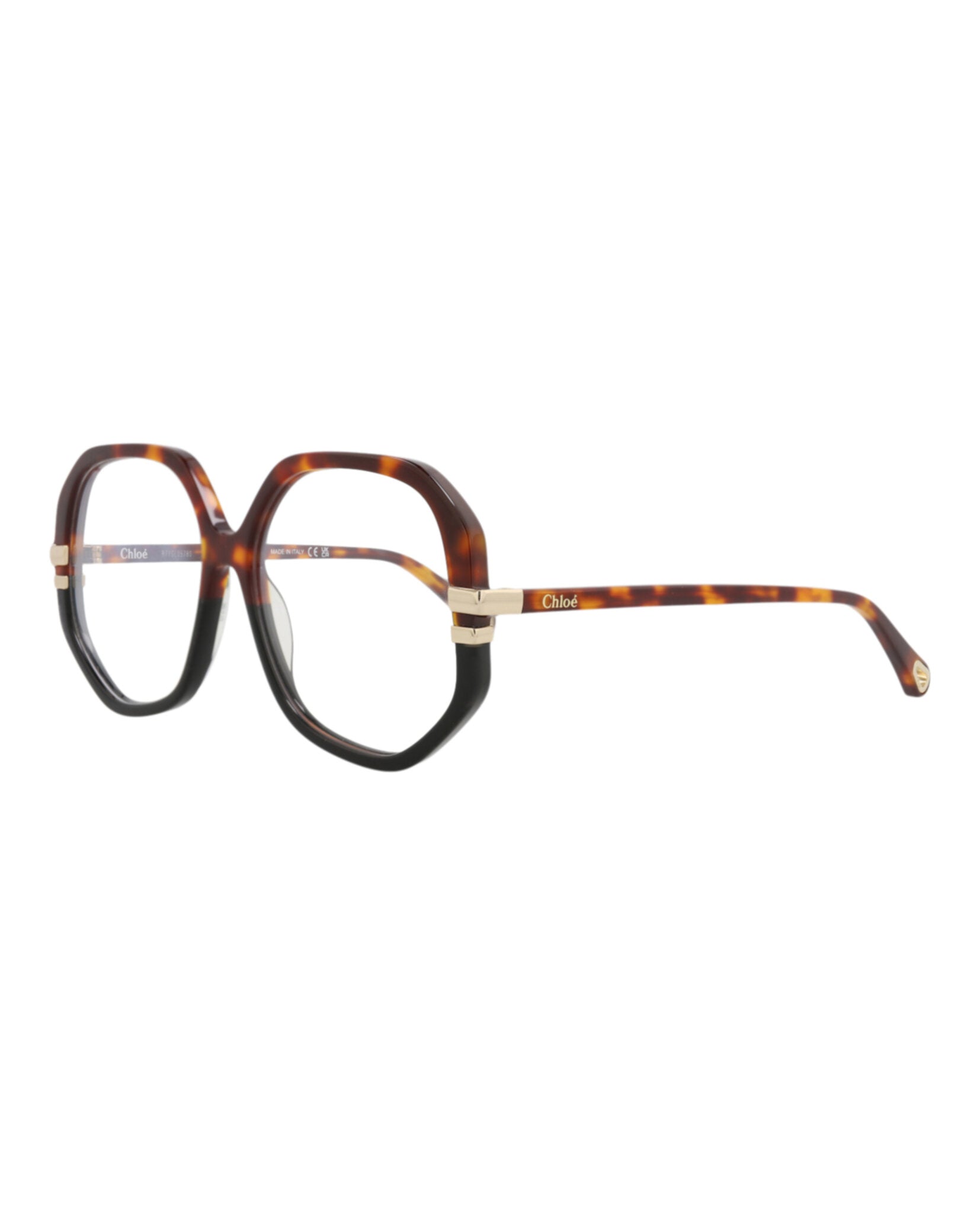 Chloé Chloé Womens Round/Oval Havana Havana Transparent Fashion Designer Eyewear