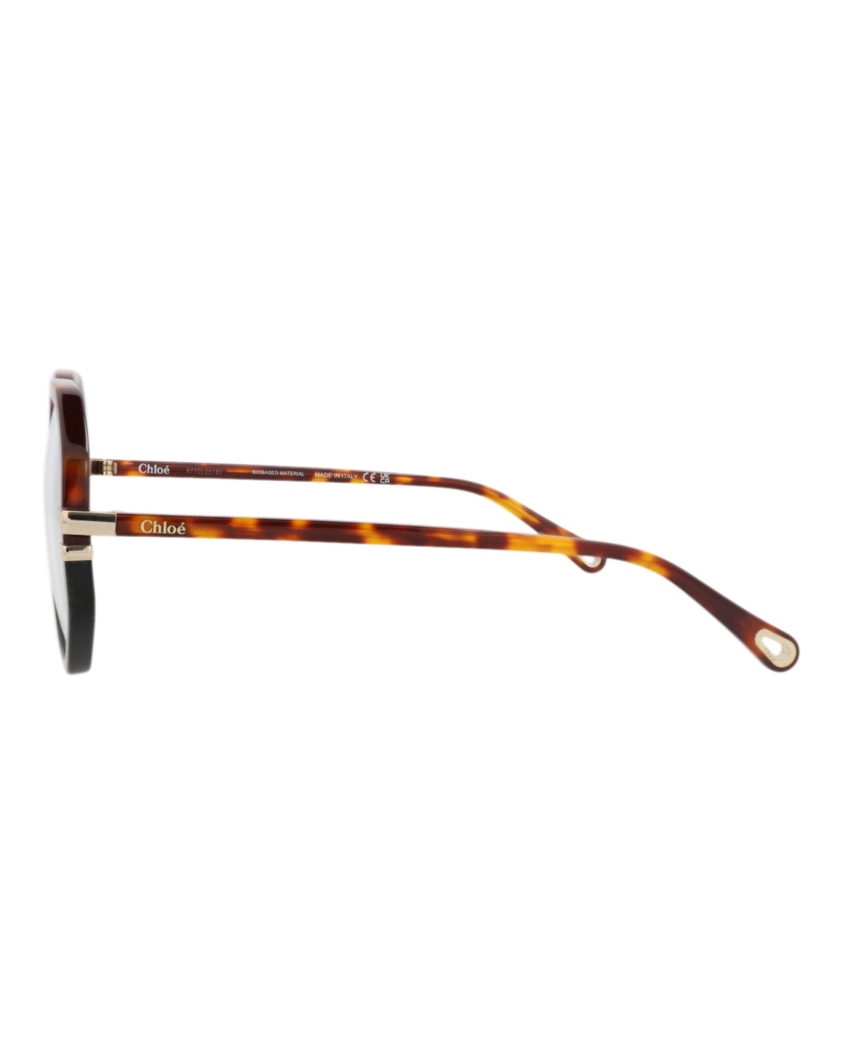 Chloé Chloé Womens Round/Oval Havana Havana Transparent Fashion Designer Eyewear