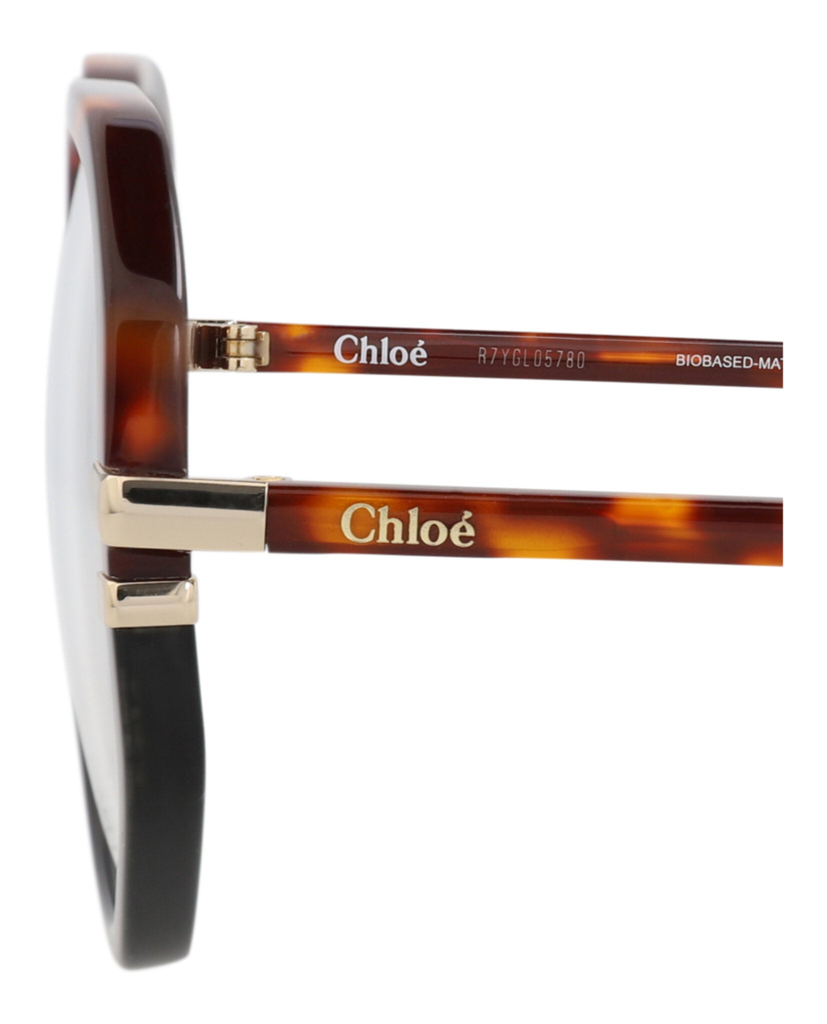 Chloé Chloé Womens Round/Oval Havana Havana Transparent Fashion Designer Eyewear