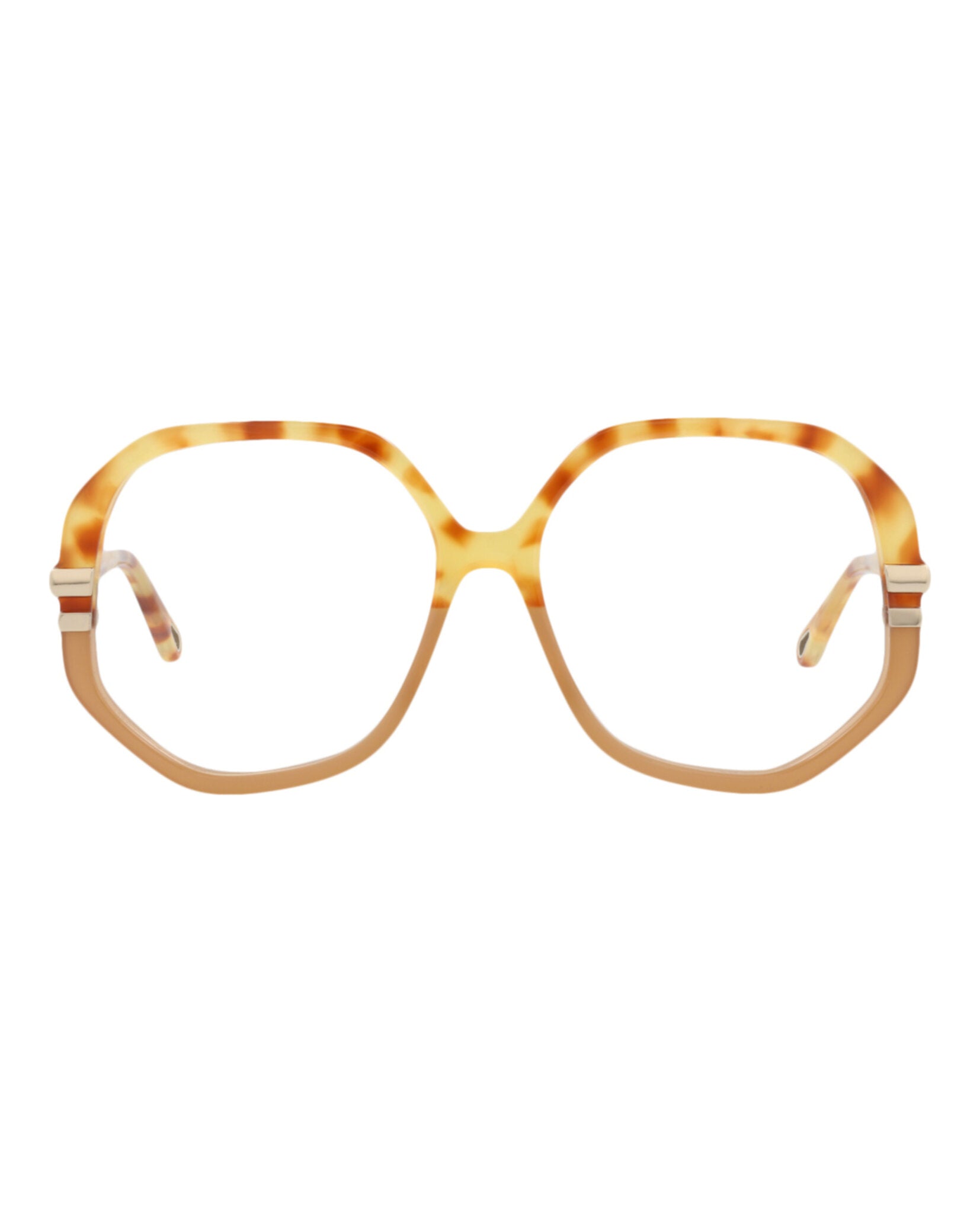 Chloé Chloé Womens Round/Oval Havana Havana Transparent Fashion Designer Eyewear