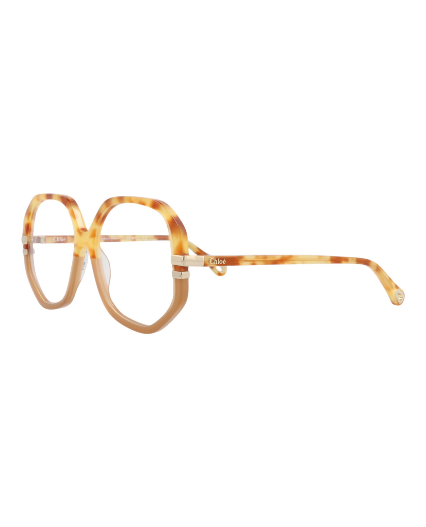 Chloé Chloé Womens Round/Oval Havana Havana Transparent Fashion Designer Eyewear