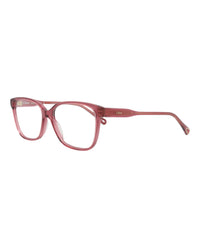 Chloé Chloé Womens Square/Rectangle Pink Pink Transparent Fashion Designer Eyewear